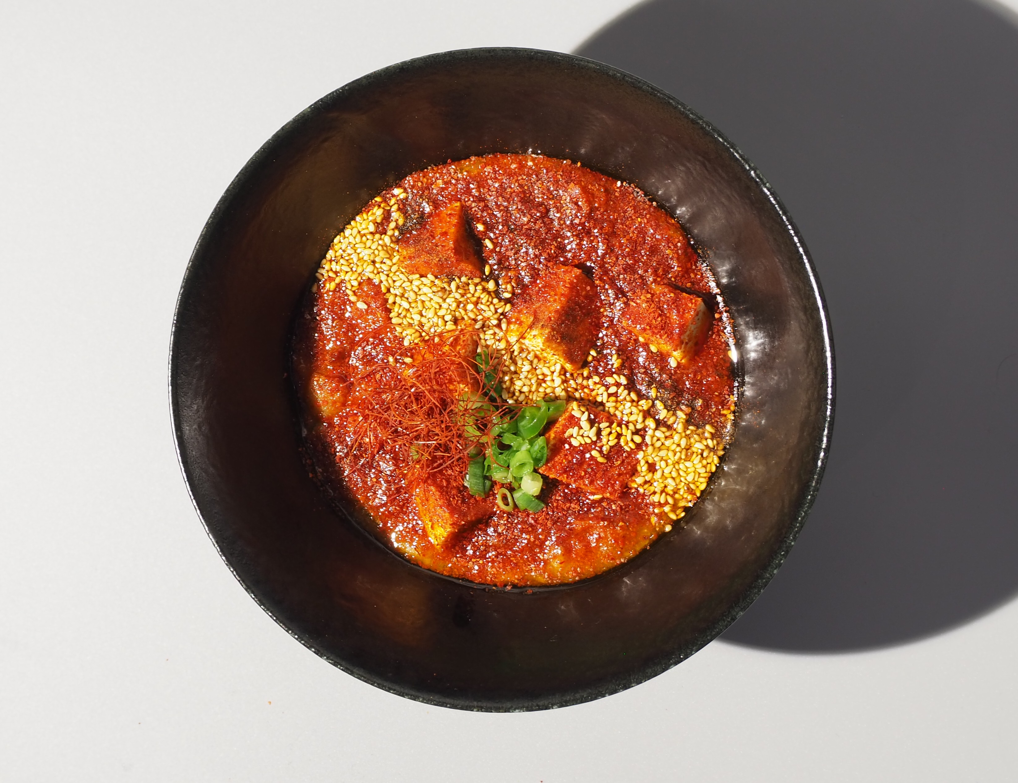 赤 麻婆豆腐定食