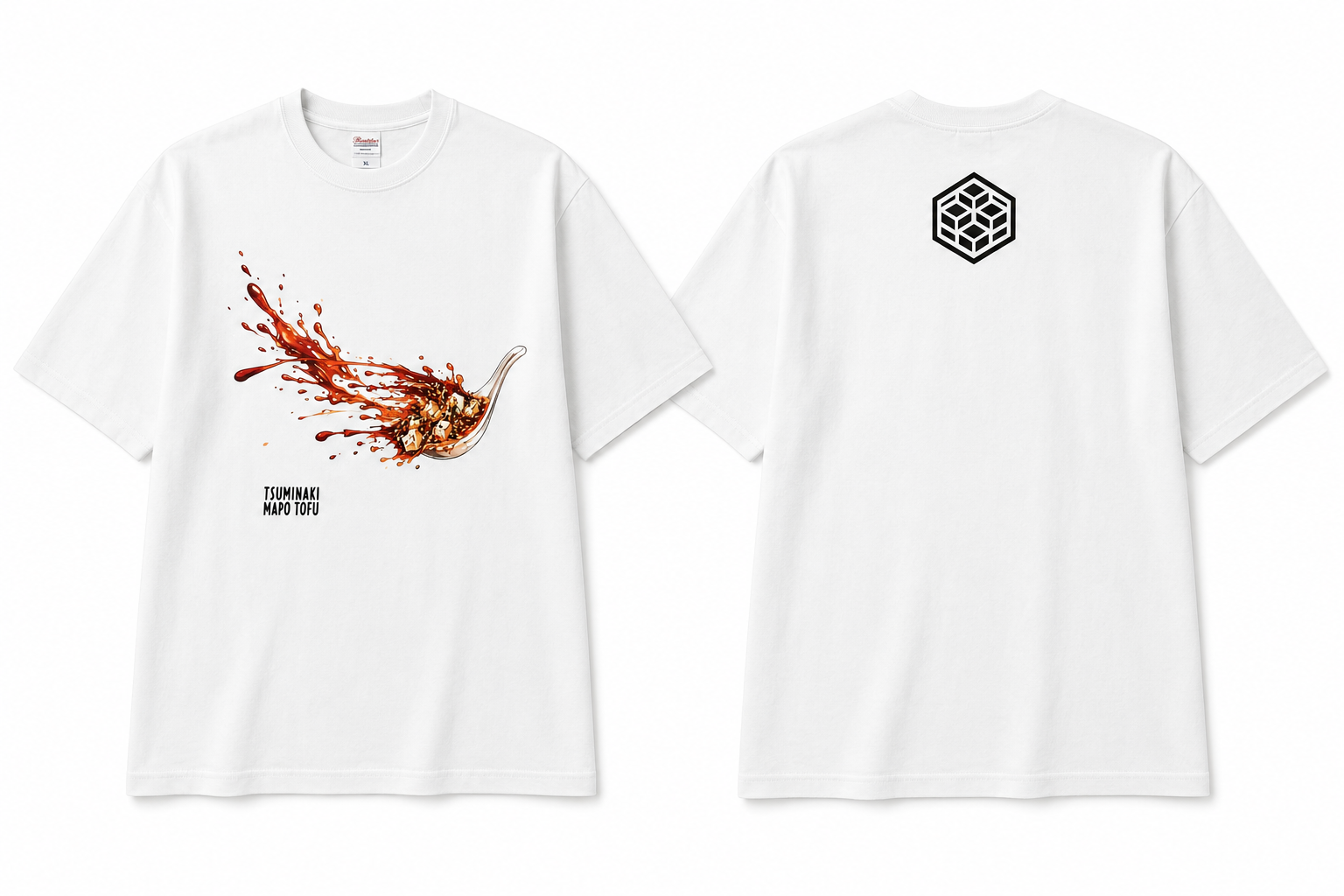 麻婆スプラッシュ Tee White
